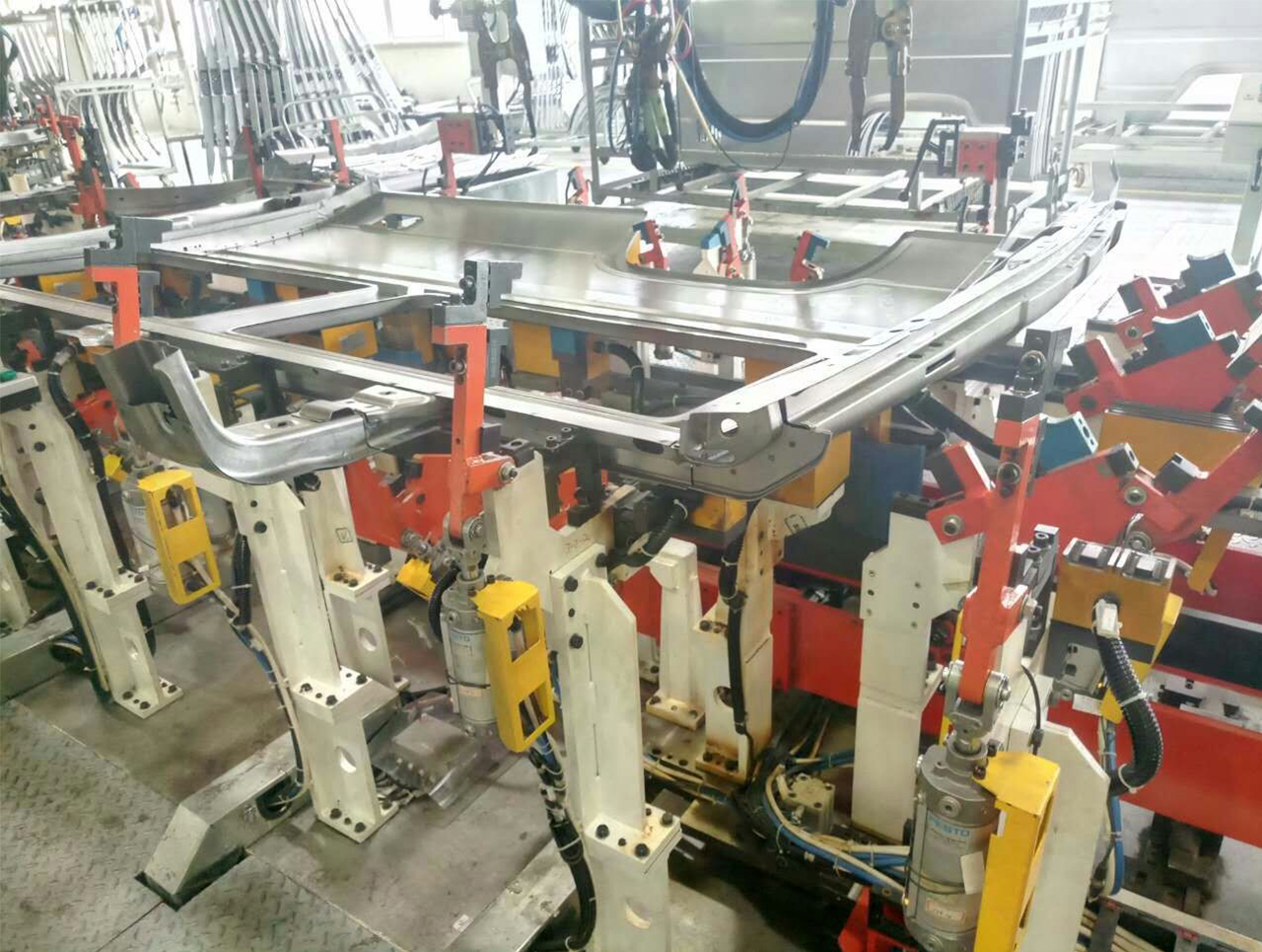 焊接磁力工装夹具在智能制造焊接生产线的应用